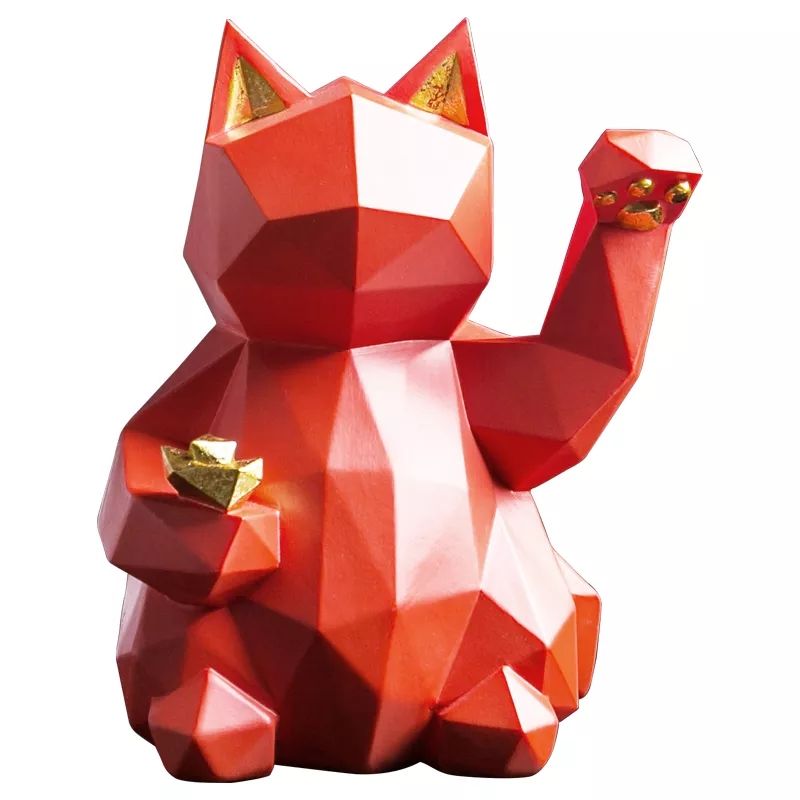 Patung Pajangan Kucing Hoki Maneki Neko Pembawa Keberuntungan Selamat Datang Modern Dekorasi Fengshui Meja Kantor Rumah Hadiah