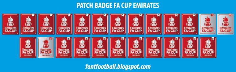 Patch Badge FA Cup Emirates Vector
