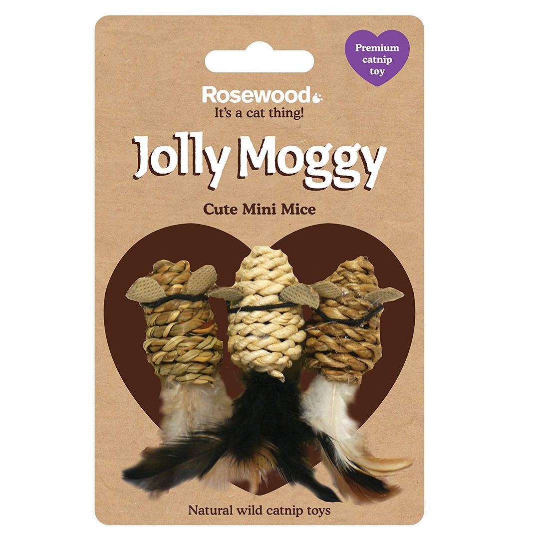 JOLLY MOGGY CATNIP MINI MICE