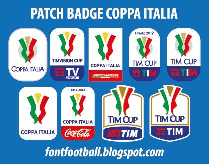 Patch Badge Coppa Italia Vector