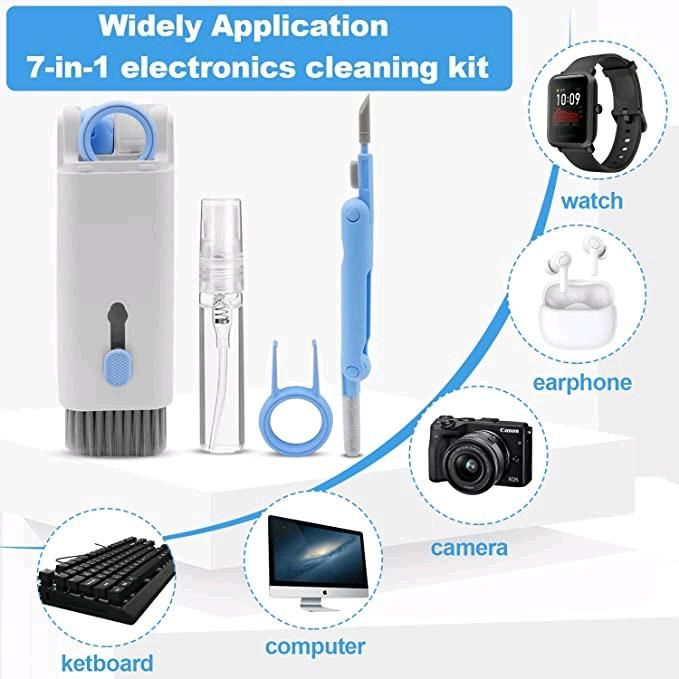 Kit de nettoyage 7 en 1 d'appareils électroniques