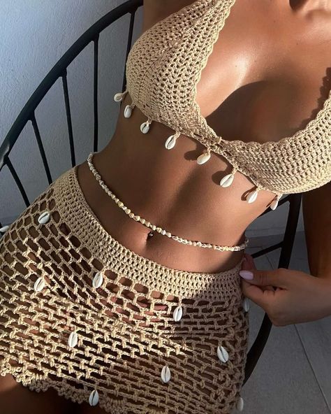 Bralette + jupe transparente 