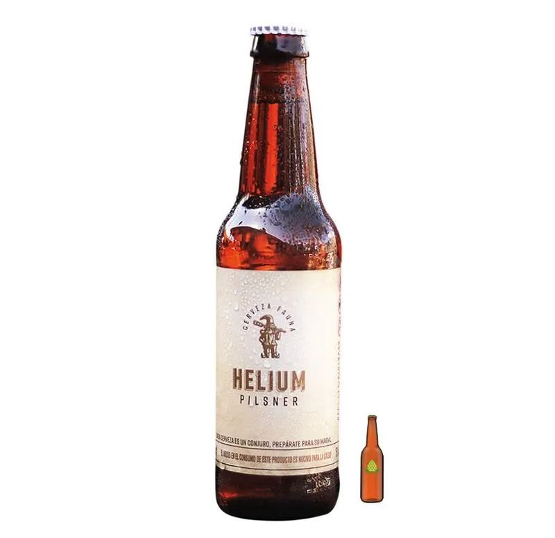 Cerveza Clara Mexican Pilsner Helium Fauna 355.0 mL