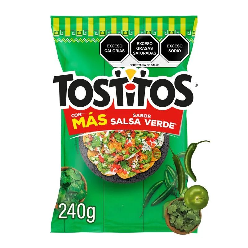 Tostitos Salsa Verde Sabritas 240 Gr.