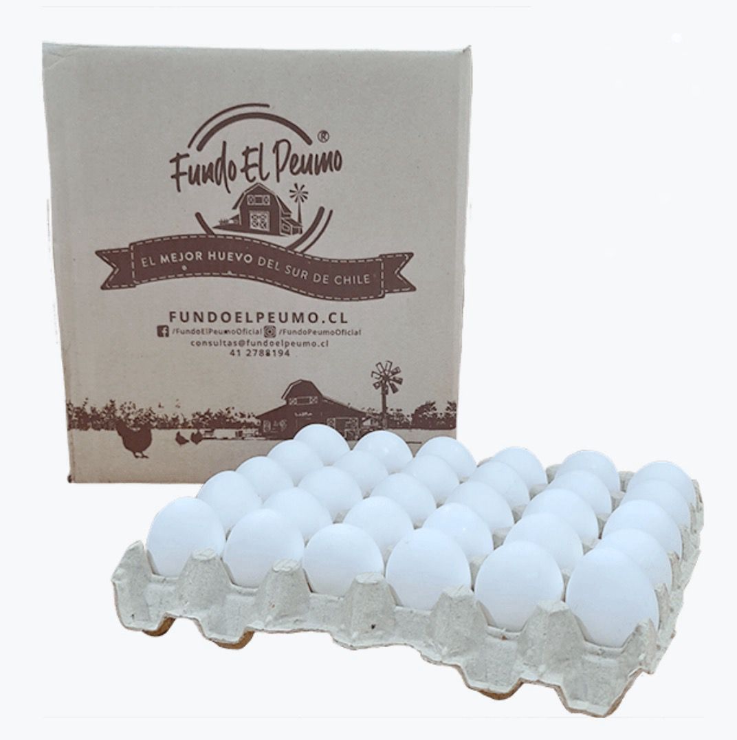 Huevo Blanco Extra x bandeja, Fundo El Peumo