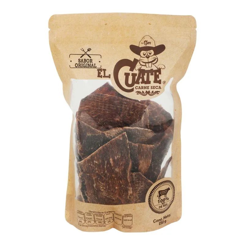 Carne Seca Sabor Original El Cuate 150 Gr.