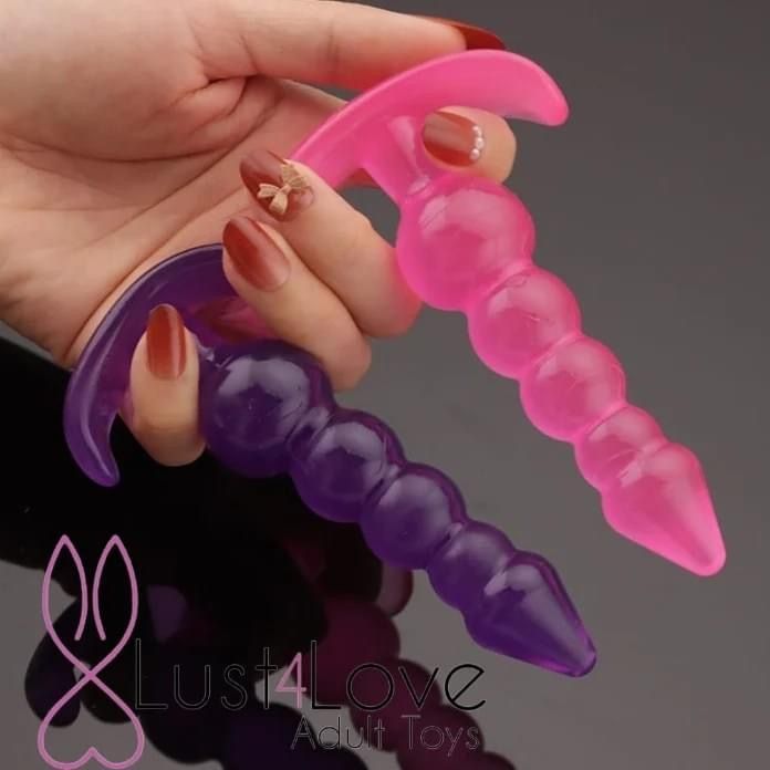 5 beads Silicone Anal Plug 