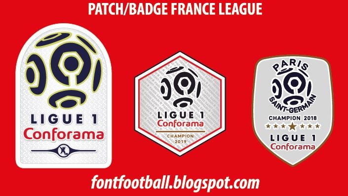 Patch Badge French France Ligue 1 Conforma Champion 2018 2019
