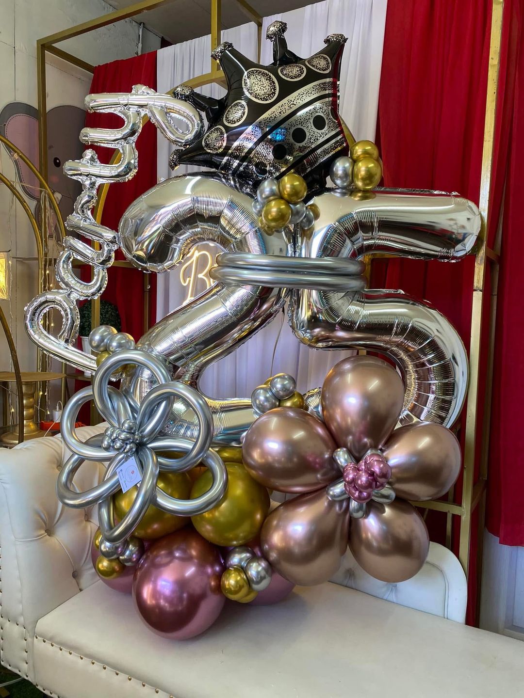 Globos con glamour 