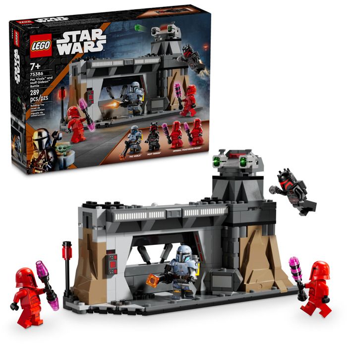  LEGO Star WarsLEGO 75386 Paz Vizsla and Moff Gideon Battle