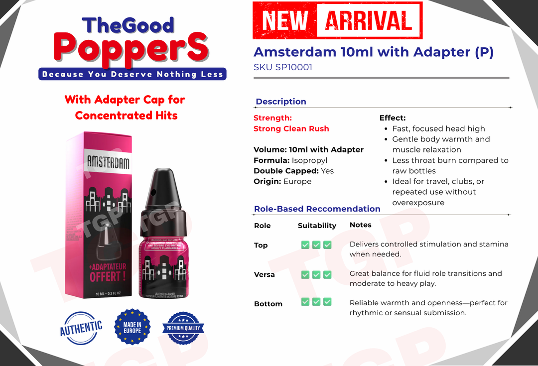 Amsterdam Hardcore 10ml + Adapter Cap (P)