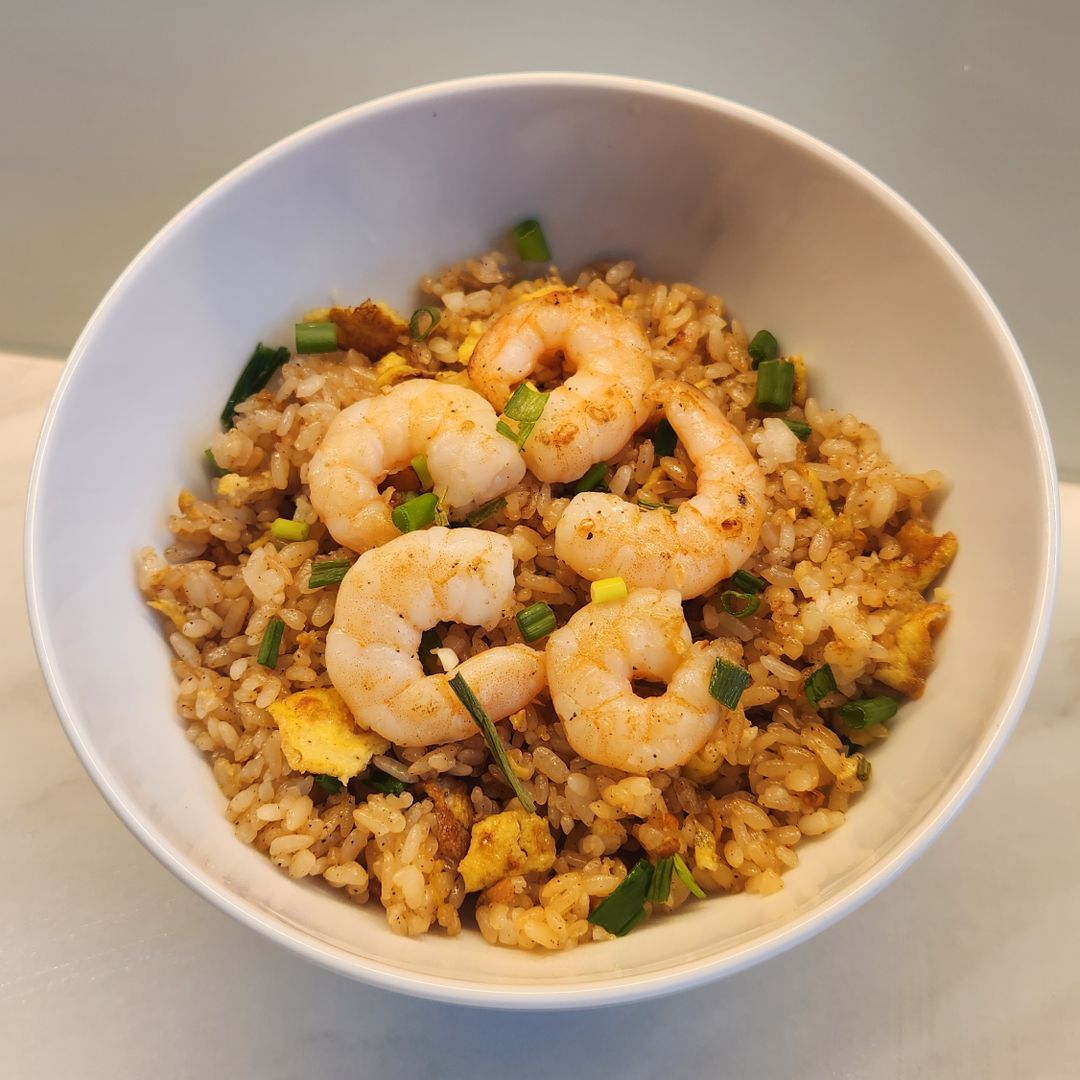 Garlic Butter Shrimp Fried Rice