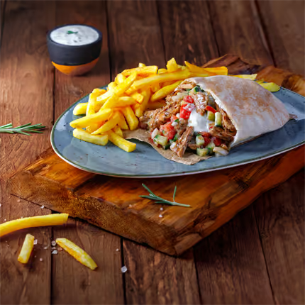 Chicken Schwarma & Chips