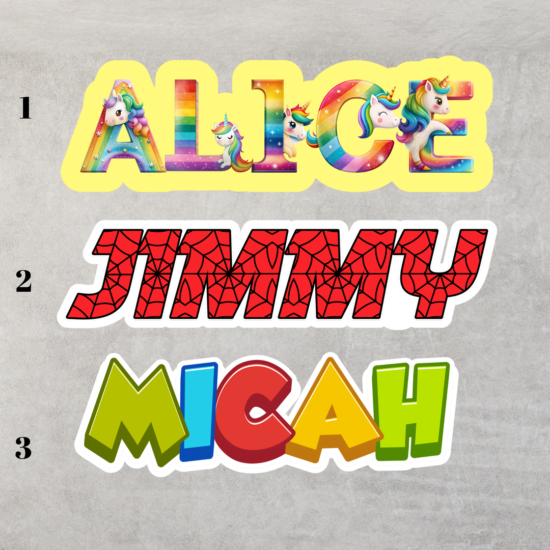 Name Cutout STYLE 1 