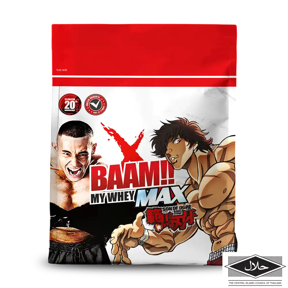 BAAM!! My Whey Max x Baki – (10lbs / 4.5kg) | 100% Authentic • Lab-Tested • High Protein