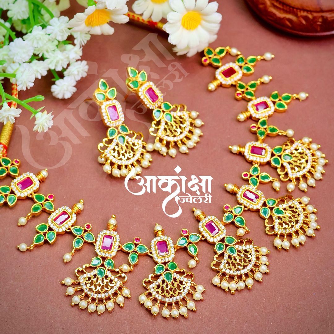 Panchvalli AD Kundan Necklace