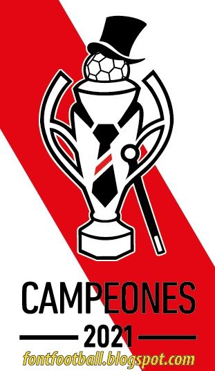 Patch Badge River Plate Campeones 2021 Vector