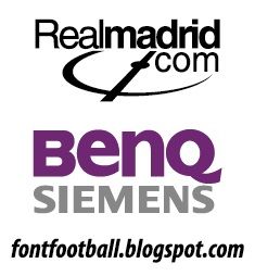 Sponsor Realmadrid.com Benq Siemens Real Madrid Vector