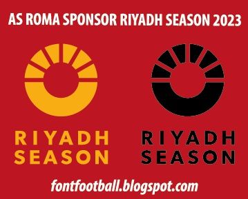 Sponsor AS Roma Riyadh Season 2023 Vector