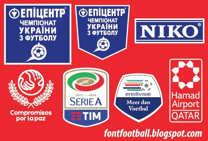 Patch badge Serie a 2017 2018 russian premier league 2009 dynamo kiev niko compromisos por la paz hamad airport qatar bayern munchen vector