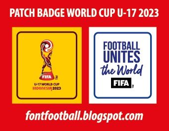 Patch Badge World Cup U-17 Indonesia 2023 Vector