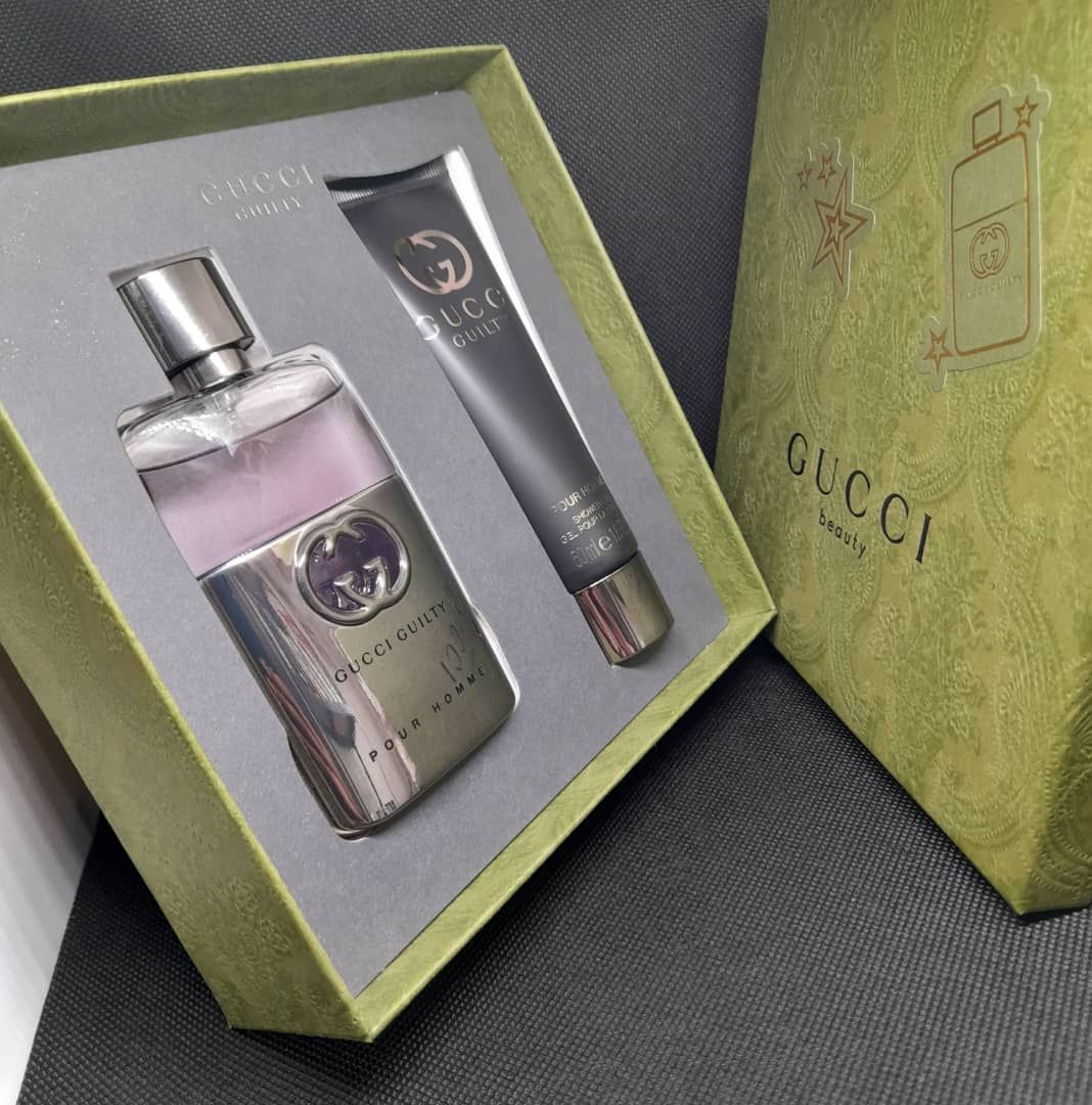 Gucci Guilty Pour Homme Perfume & Shower Gel (Gift Set for men)