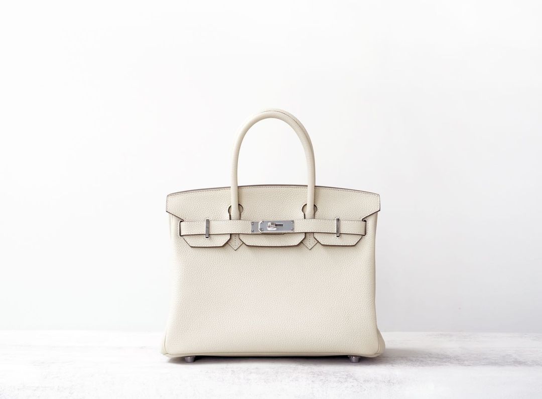 [PREORDER] B25 - Milkshake White [Togo Leather] 