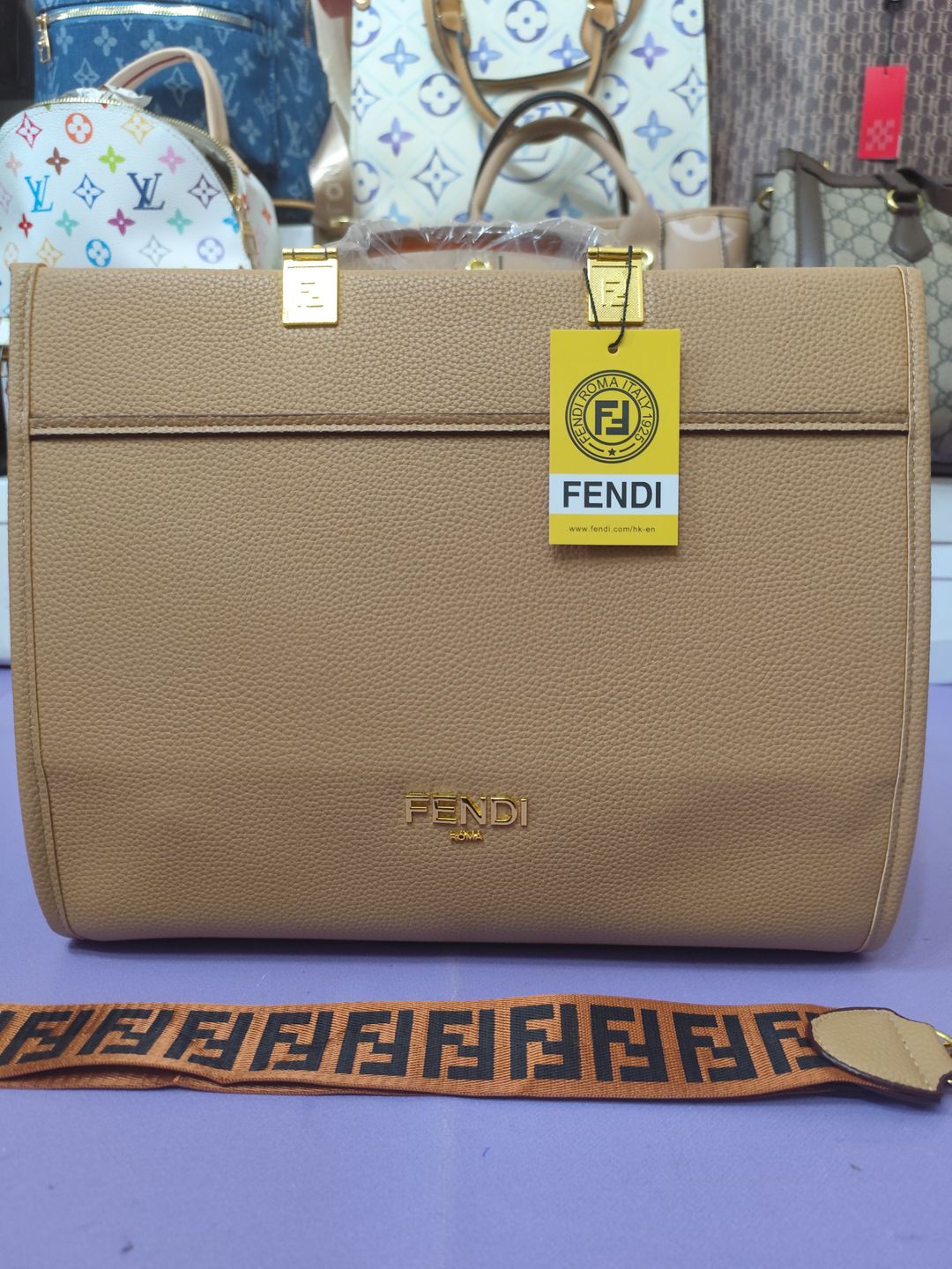 Bolsos FEN, calidad superior, tote beige