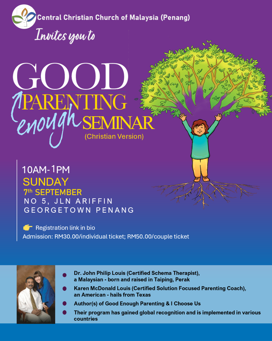 GOOD enough PARENTING Seminar (Individual Ticket)