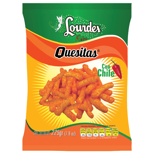Quesitas Con Chile Lourdes 225 Gr.