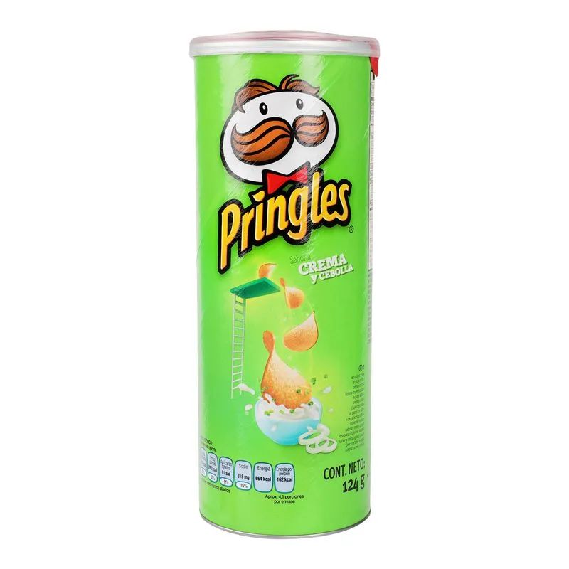 Papas Crema y Cebolla Pringles 124.0 Gr.