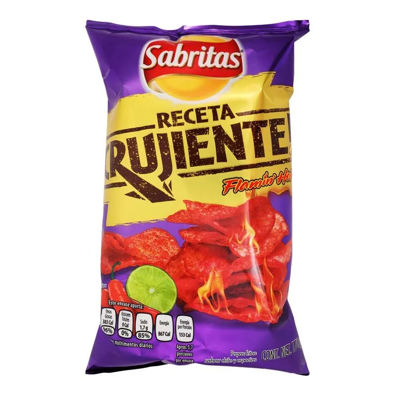Receta Crujiente Flamin Hot 170.0 Gr.