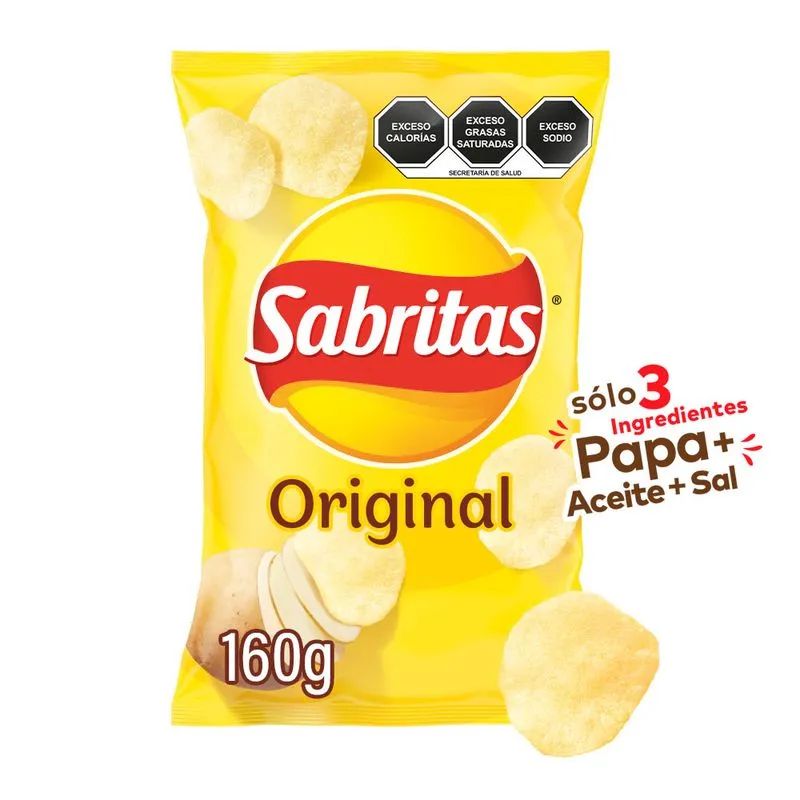 Papas Sal Sabritas 170.0 Gr.