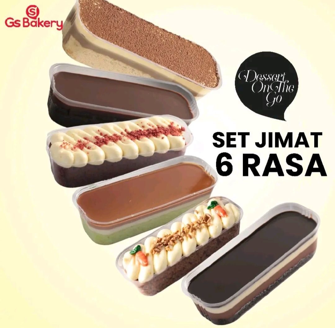 Set Of 6 Dessert On The Go (B)
