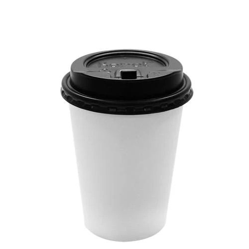 02. Plain White Double Walled Paper Cups 12oz (125cups)