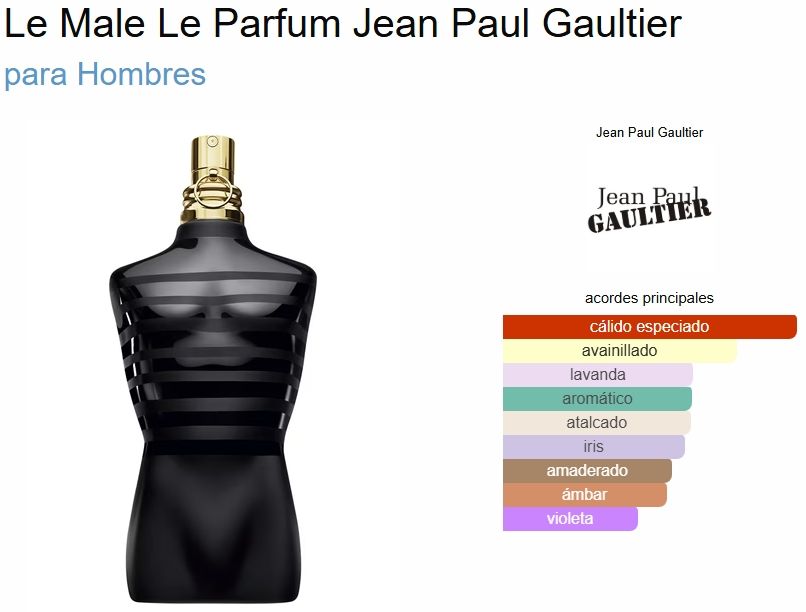 JPG LE MALE LE PARFUM 