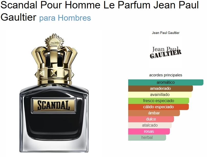 JPG SCANDAL LE PARFUM (MEN)