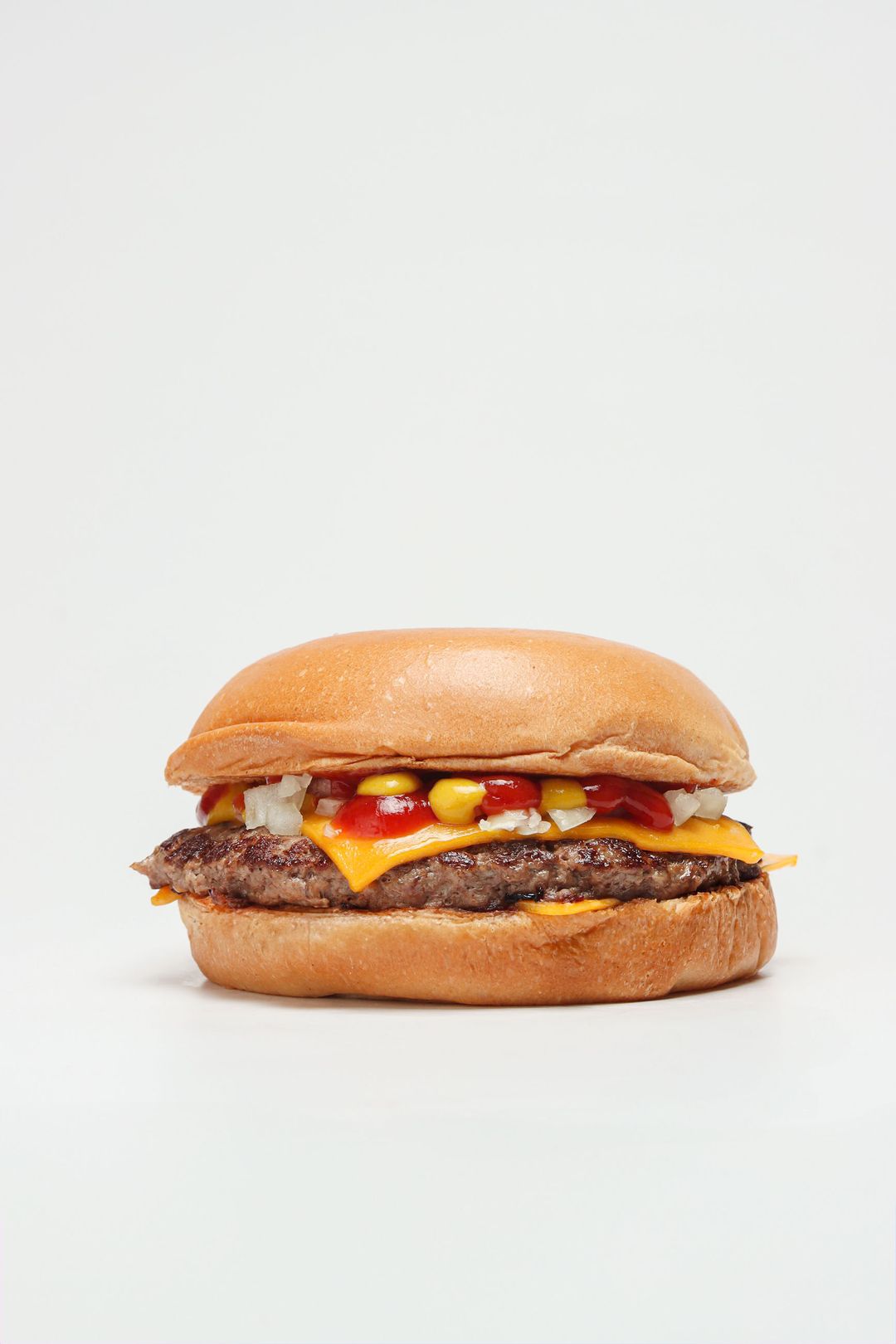 Hamburguesa cheese burger simple 