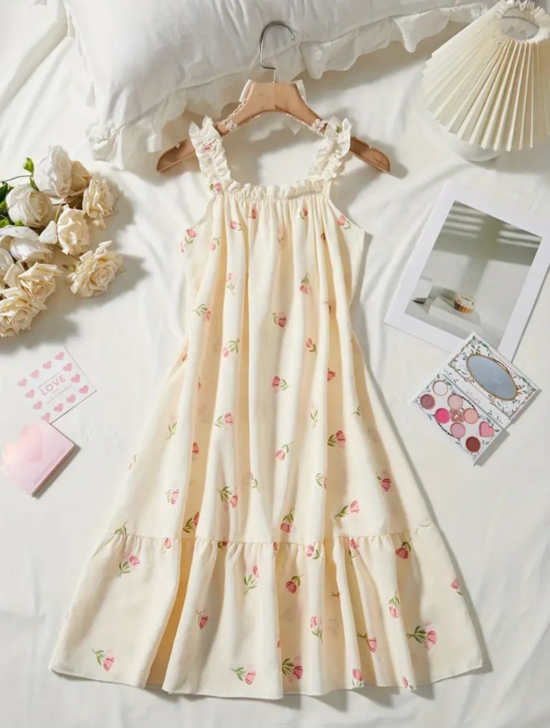 Pink Tulips Dress  
