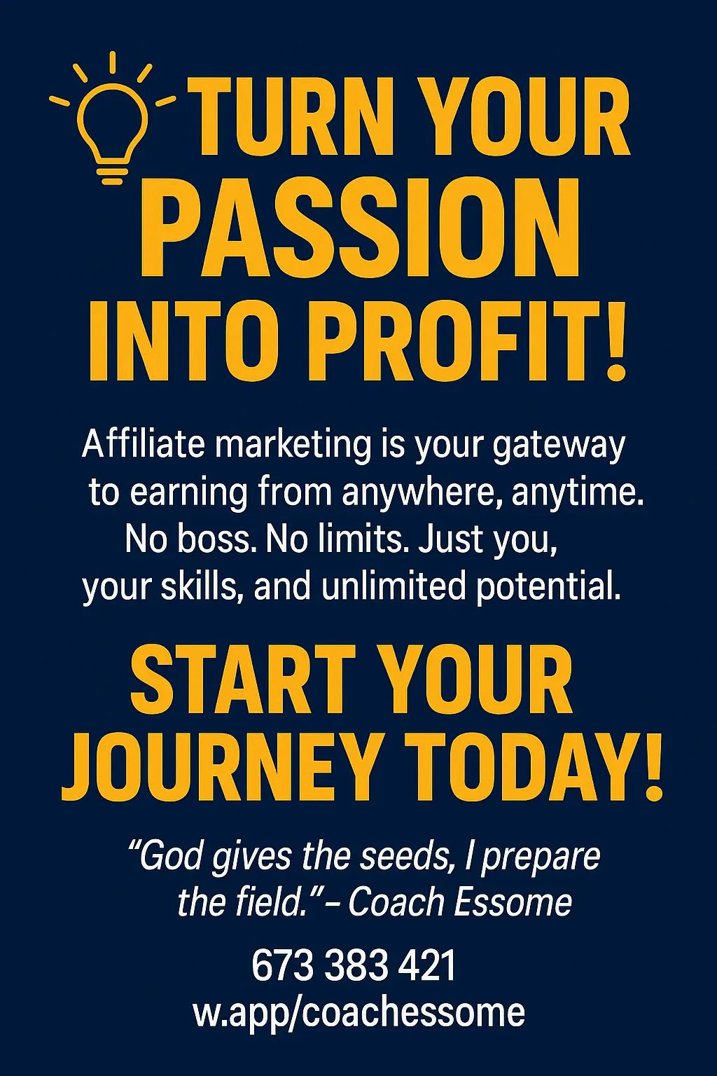 Digital products (Ultimate Money Machine program)