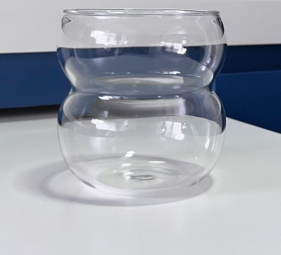 2-Circle Glass Wave Cup
