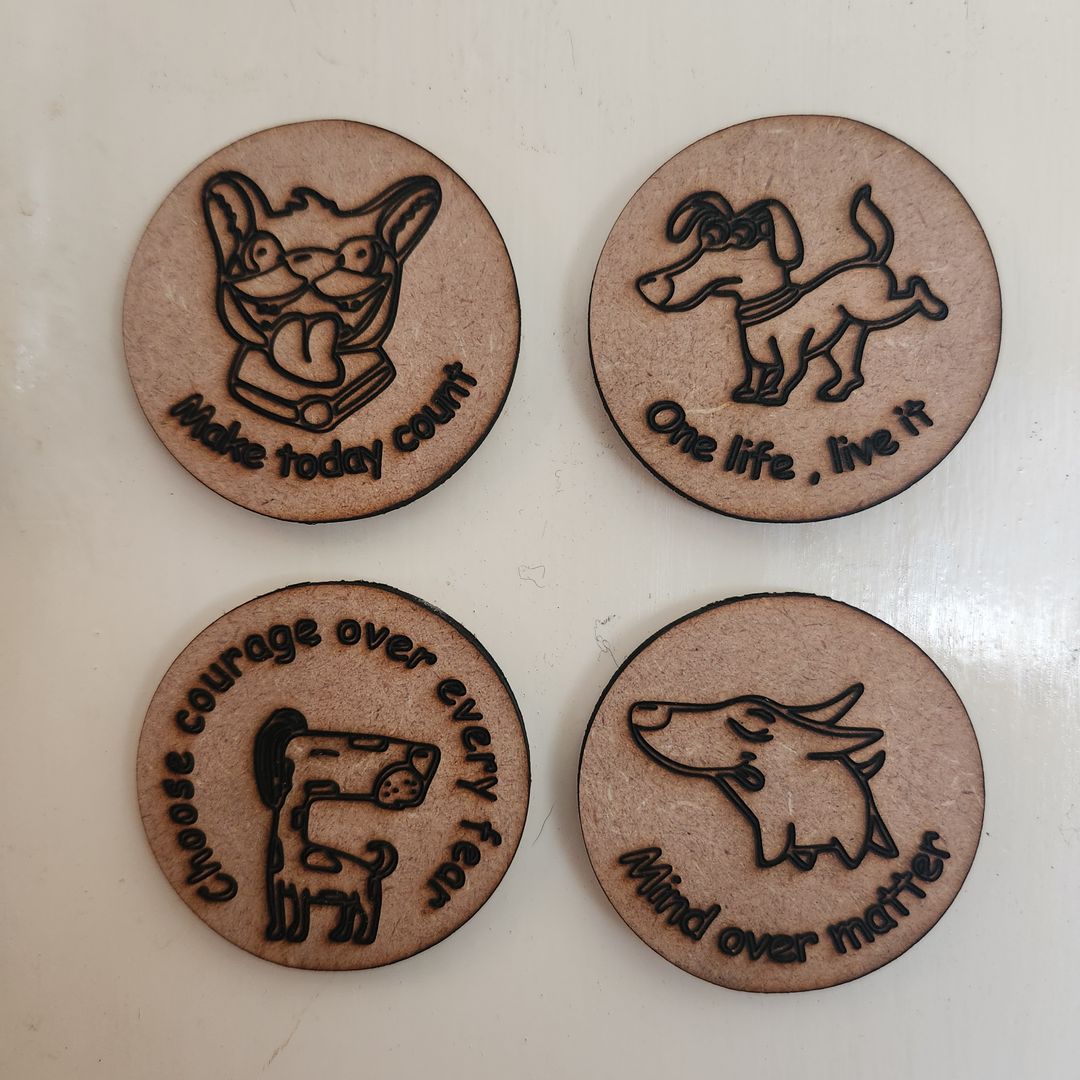 4 Piece Fridge Magnets