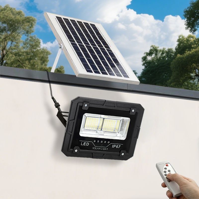 Solar Floodlight 200W Outdoor + Remote Control & Battery Display