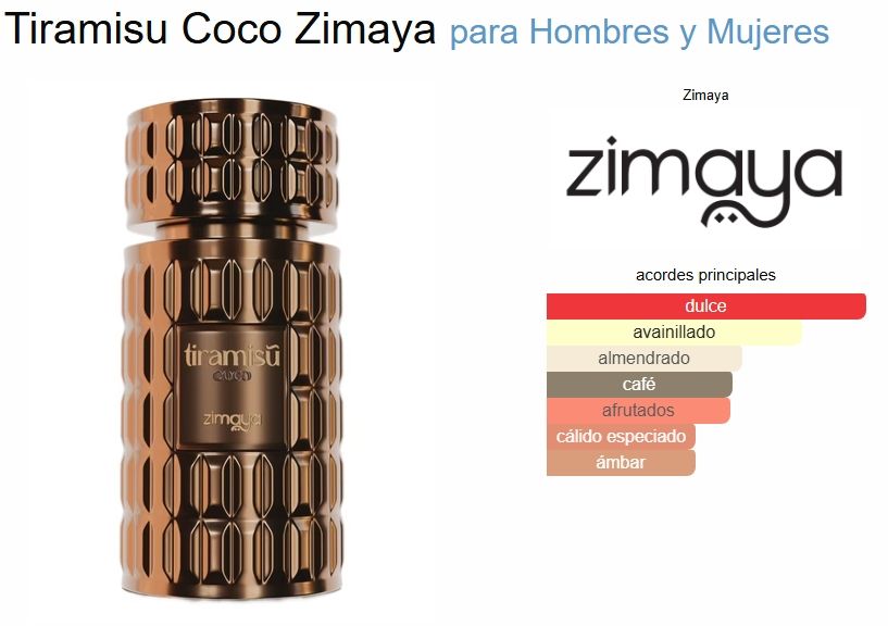 ZIMAYA TIRAMISU COCO