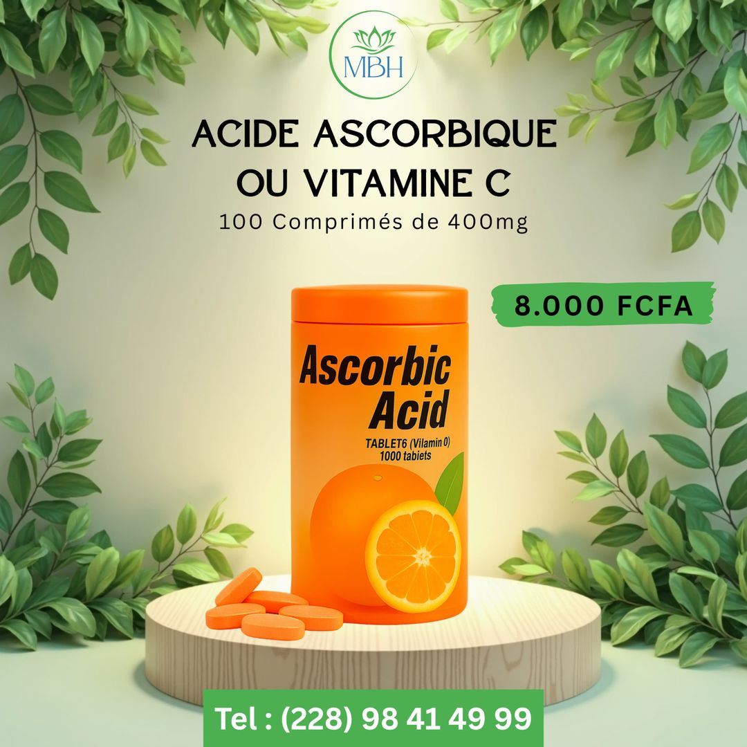 Vitamine C – Acide Ascorbique (1000 comprimés)