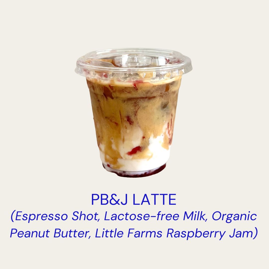 Iced PB&J Latte