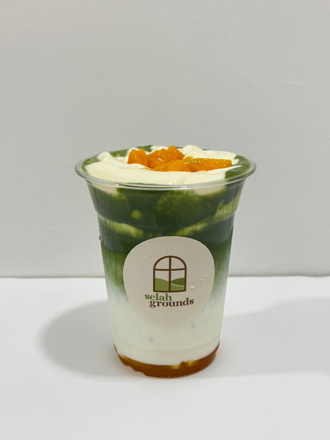 Mango Cream Matcha Latte