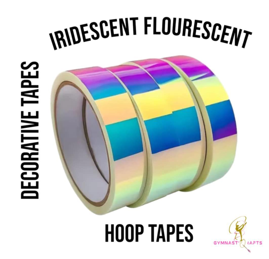 GymnasticQrafts | Iridescent Fluorescent Hoop Tape