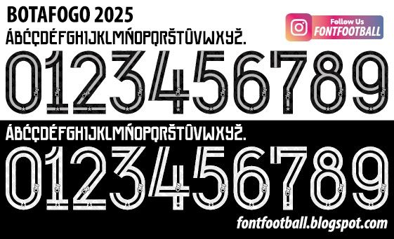 Font Vector Botafogo 2025 kit