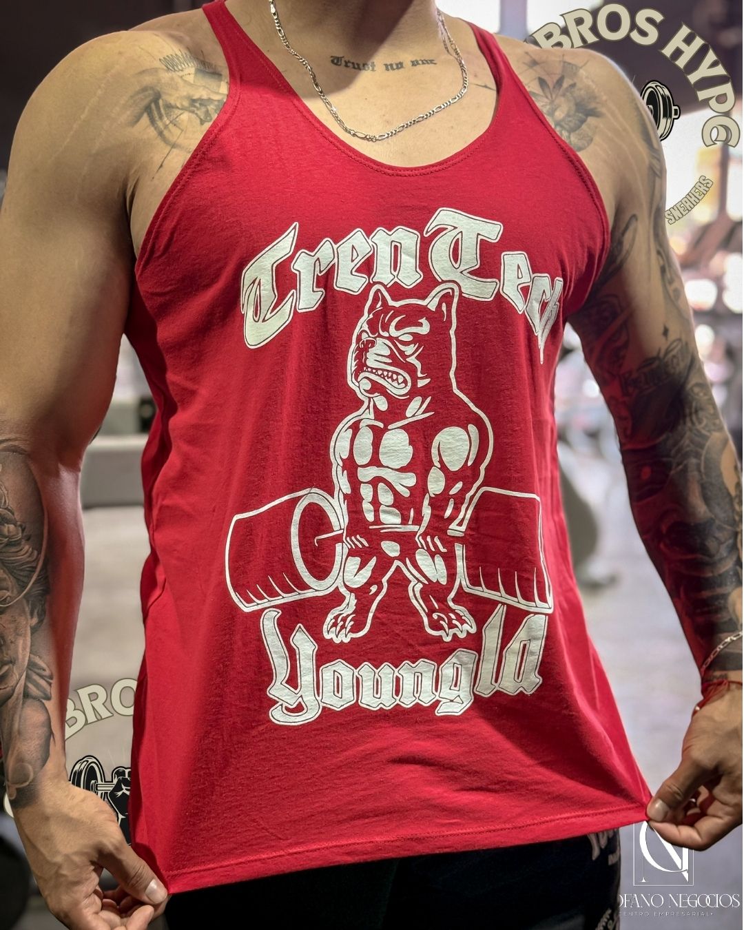 Olympic shirt YoungLA x TrenTech red H6.2